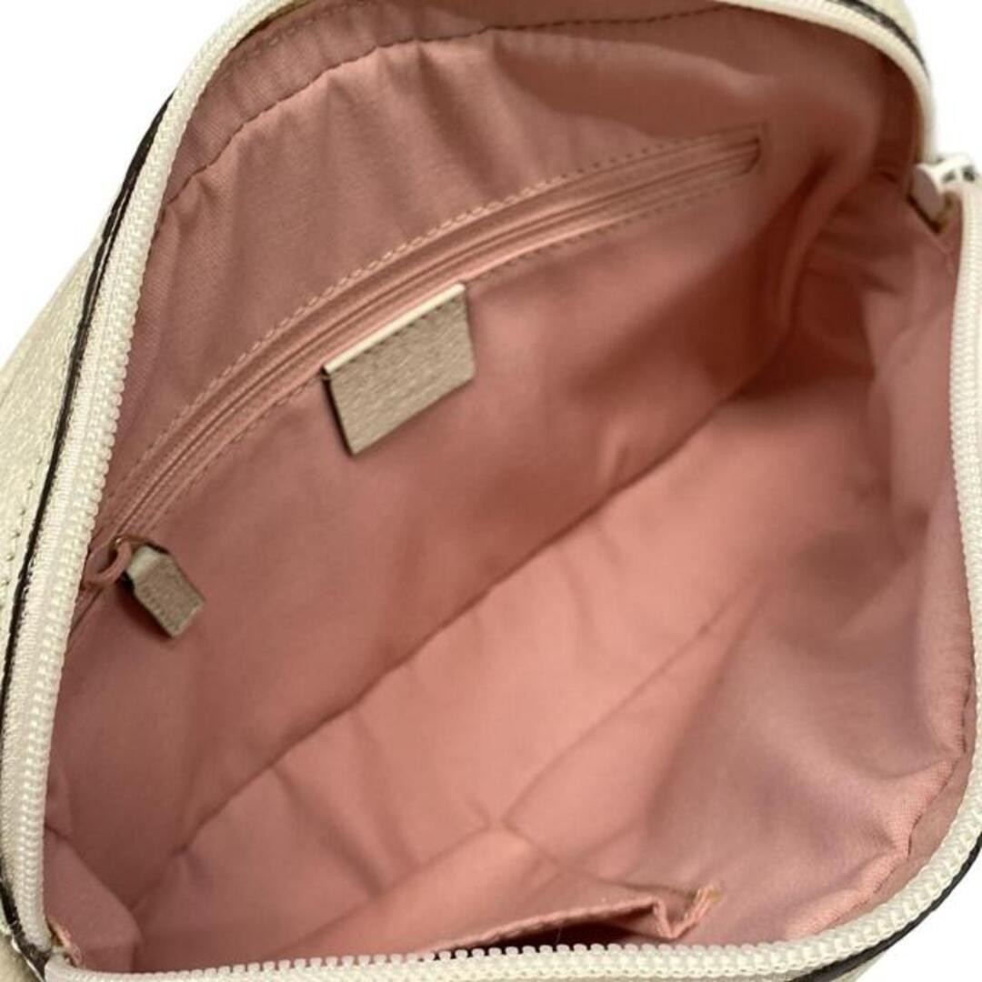 Gucci GG Shoulder Bag Light Pink Ivory Leather Used 16cm x 26cm x 6cm thumbnail 8