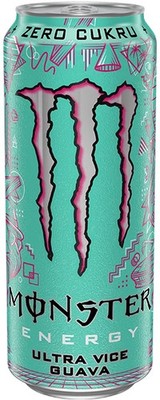 Monster - Energy-  Ultra Vice Guava  - 12 x 0,5 Liter Dosen PL Zuckerfrei
