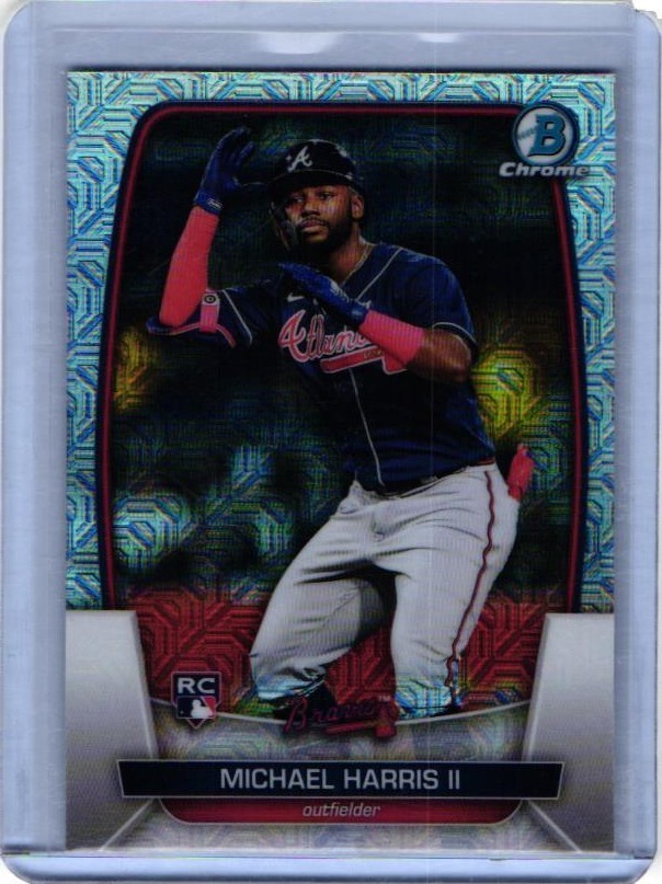 2023 Bowman Chrome Mojo Refractor #76 Michael Harris II RC Rookie