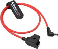 for Atomos Ninja V D-tap to 2.1 DC Right Angle Power Cable for Blackmagic Design