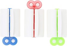 3pcs Toothpaste Squeezer Dispenser Toothpaste Roller Toothpaste Seat Holder S...