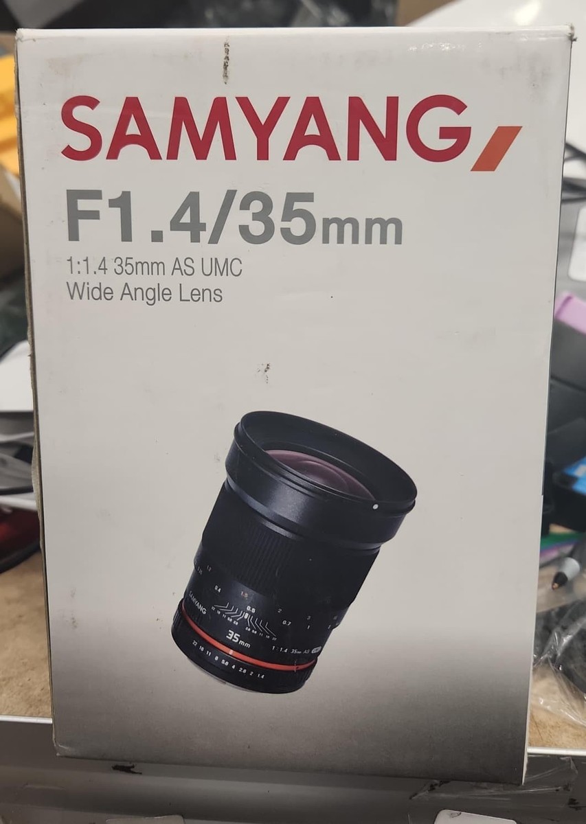 Samyang AF 35mm f/1.4 AS UMC Wide Angle Lens Open box | eBay
