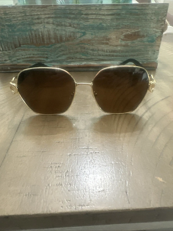 Gafas de sol Christian Dior 512 negras doradas Foto 2 de 3