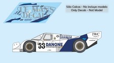 Decals Porsche 956 Nurburgring 1986 3 1:32 1:43 1:24 1:18 64 Danone slot calcas