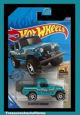  (New) Hot Wheels Baja Blazers 71/250 (1967 Jeepster Commando)