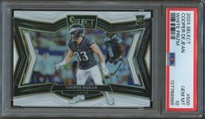 Cooper Dejean 2024 Select Field Level White Prizm RC Rookie Eagles 12/35 PSA 10