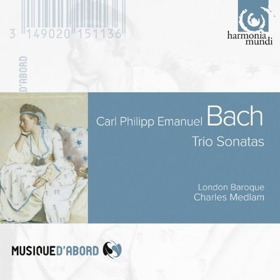LONDON BAROQUE CHARLES MEDLAM - Bach, C.p.e.: Trio Sonatas - CD - Import - RARE