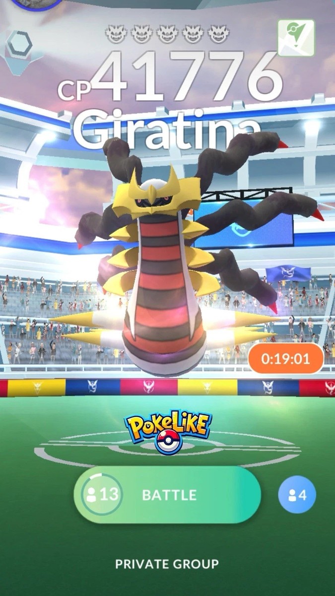 Giratina Remote Raid Invite Pokemon Go EASY WIN Full Lobby