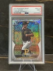PAUL SKENES 1st 2023 Bowman Draft Chrome SPARKLE REFRACTOR RC PSA 9 Pirates