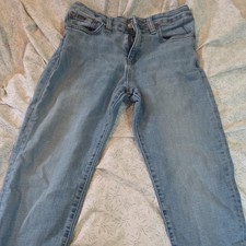 Polo Ralph Lauren Boys Hampton Straight Blue Light Wash Denim Jeans Size 12 RN