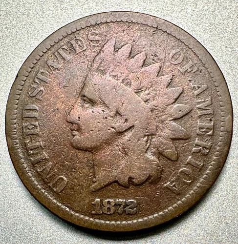 1872  INDIAN CENT     GOOD +   KEY DATE  #1289