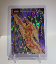 2026 Topps Chrome Marvel Comics RayWave Refractor #51 Human Torch
