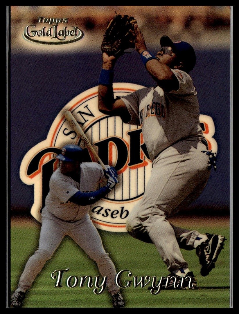 1999 Topps Gold Label #6 Tony Gwynn Class 1 Black