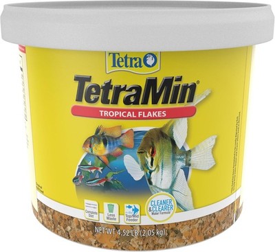 Tropical Flakes Fish Food, 4.52 lbs - Balanced Diet for Aquarium Fish