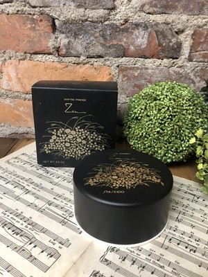 Zen Dusting Powder by Shiseido w/Puff & Box New Old Stock 3.5 oz 100g Bath Body
