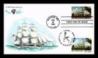 US COVER IRISH IMMIGRATION FDC JOINT ISSUE DUAL CANCEL PUGH HAND PAINTED