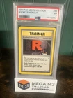 2001 Pokemon Neo Revelation Rockets Hideout #63 Gengar PSA 7