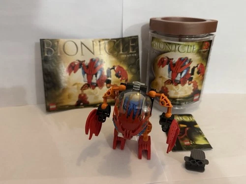 LEGO Bionicle 8563 Tahnok Complete With Manual, Canister, Poster, And Accessory