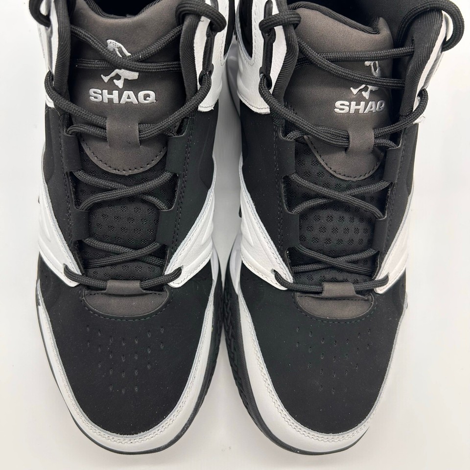 Shaq Devastator Shaquille O'Neal Mid Athletic Sneaker Shoes Black White ...