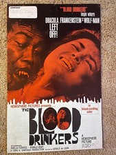 The Blood Drinkers 1964 Horror Movie Pressbook 11x17 Ronald Remy