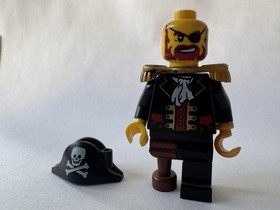 LEGO Pirates Captain Brickbeard Minifigure - (pi081) - Sets 6242 6253 6243