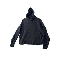 GAP Waffle Knit Hoodie   Washed Black   Size XL