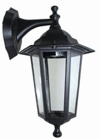 AußEnleuchte Schwarz Rustikal IP44 E27 Aluminium Wandlampe Haus Hof Lilybet