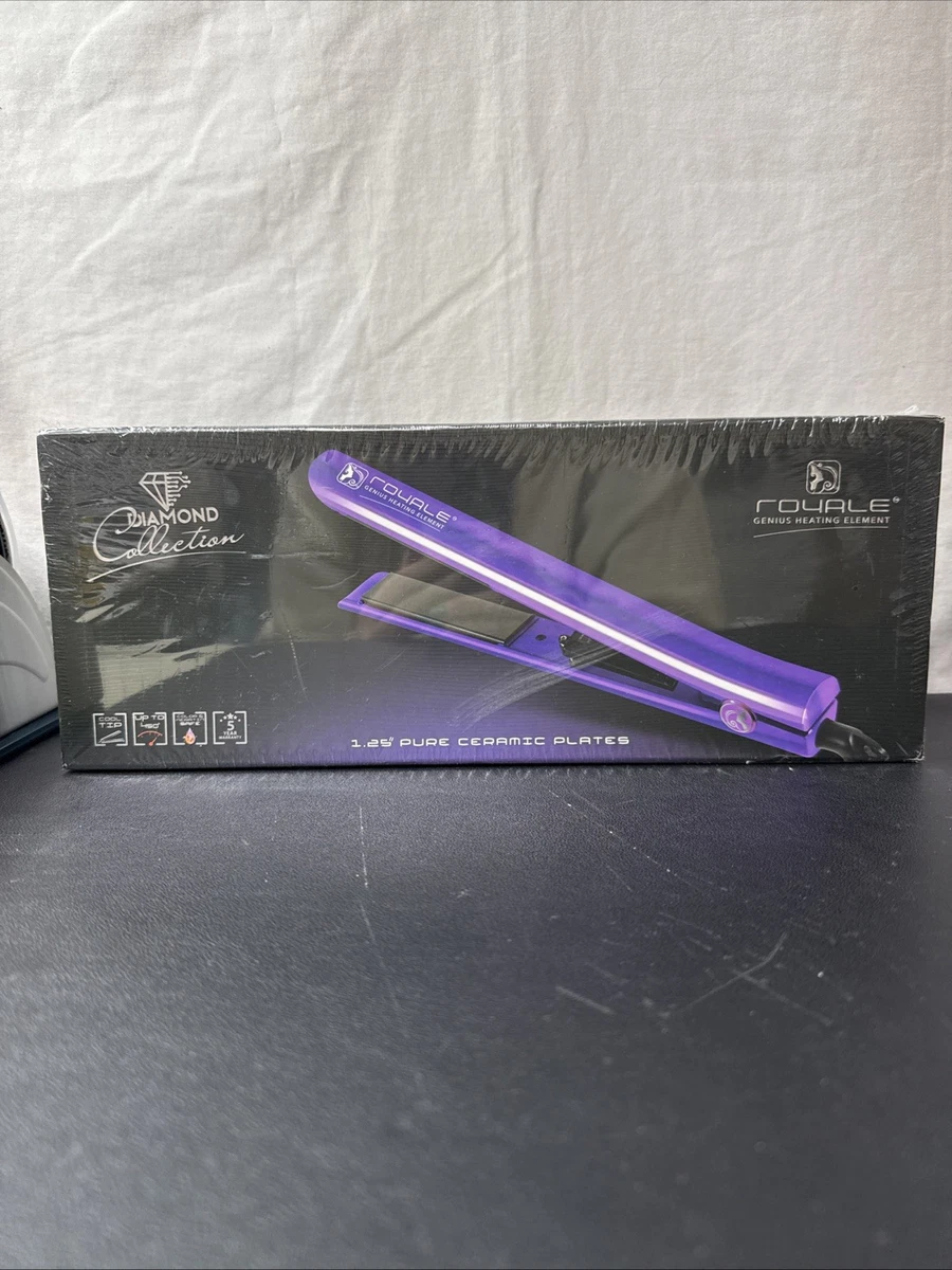 Royale Purple Ceramic Hair Curling & Straightening Irons for  display picture 2