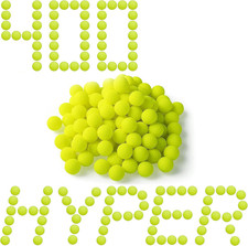 400 Rounds Refill Balls Ammo for Nerf Hyper Blaster Series, Stock up Hyper Games