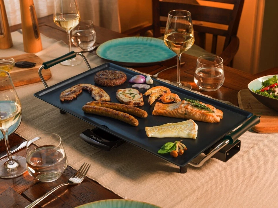 Bestron elektrischer Tischgrill-Teppanyaki-Grillplatte, 4 PERSONEN ABP602 - Bild 4 von 4