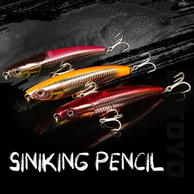 1pcs Pencil Hard Bait Topwater Popper Crankbait Floating Fishing Lure 12.5cm/80g