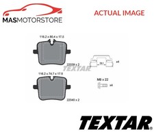 BRAKE PADS SET BRAKING PAD REAR TEXTAR 2203901 FOR ROLLS-ROYCE GHOST II,CULLINAN