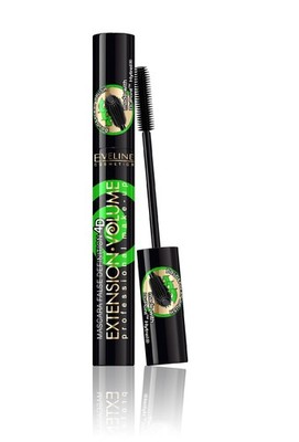 Eveline Extension Volume Mascara, für längere und geschwungene Wimpern, 10 ml