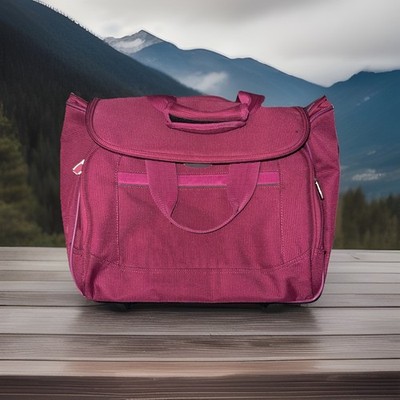 Ricardo Beverly Hills Roller Carryon Laptop Bag, raspberry pink