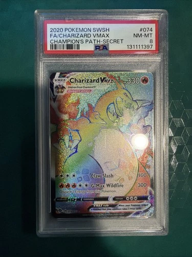 Charizard VMAX 074/073 Champions Path PSA 8