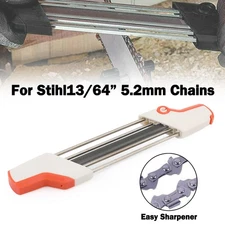 2 In 1 Easy File Chainsaw Chain Sharpening Tool Fit STIHL 13/64" 5.2mm Replace