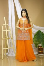 SALWAR KAMEEZ PAKISTANI INDIAN WEDDING PARTY WEAR DRESS BOLLYWOOD SUIT SHARARA