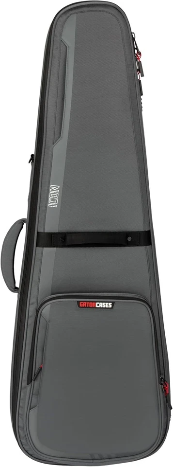 Weather-Resistant Nylon Electric Guitar Gig Bag with TSA Lock, Pockets - Image 2 of 4