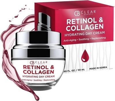50ml Retinol 2.5% Moisturizer Face Cream Vitamin E Collagen Retin Anti Aging Wrinkles Acne Hyaluronic Acid Whitening Cream