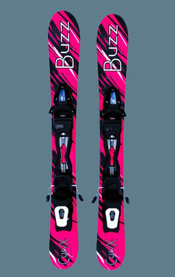 Buzz Curv - X 99 CM Ski Inklusive Freigabe Bindung Mini Blades Snowblade -