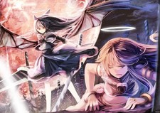 Panty And Stocking With Garterbelt Wings Anarchy CCG Anime Playmat Desk Mat