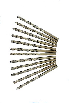 TEMO 12 pc 3/32'' Cobalt 135 Degree Jobber Length Twist Drill Bit 2-1/4'' Length