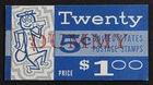 CKStamps: US Stamps Collection Scott#TDB12 Dummy Booklet Mint NH OG 4 Panes