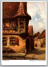 Postcard - Rothenburg O. T. Feuerleins-erker, Nach Einem Originalgemalde Von 