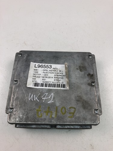 OPEL ASTRA G Sedan F69 Motorsteuergerät ECU 16268377 1998 23312431
