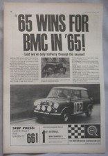 1965 BMC Mini Cooper S Original advert No.1