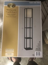 hampton bay shelf floor lamp
