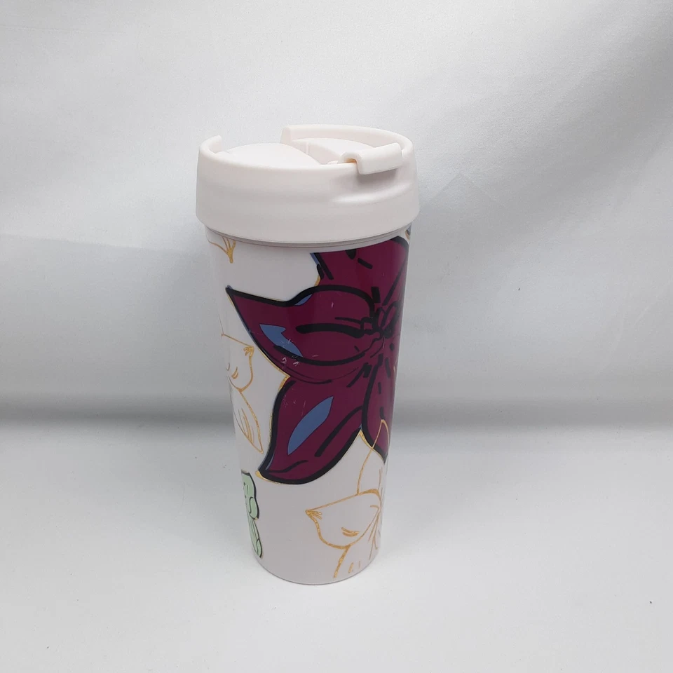 Vera Bradley - Flores que caen - 16 oz - Vaso de viaje - Taza / Taza Foto 2 de 4