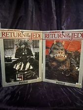 Star Wars 1983 Return of The Jedi Craft Master Puzzles Set Of 2