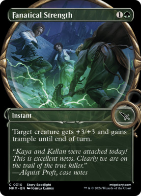 x4 Fanatical Strength MKM MTG 310 SHOWCASE COMMON M/NM 4x